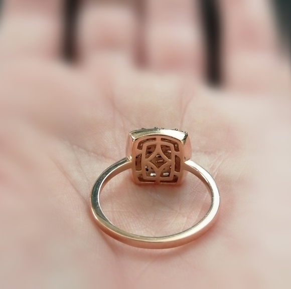 Genuine Champagne diamond ring. - Picture 3 of 6